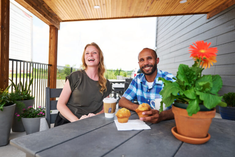 Couple on Patio